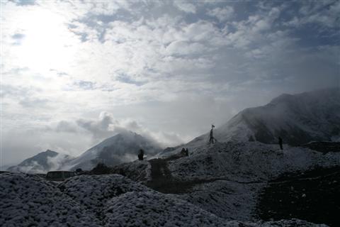 In the Tibetan mountains.