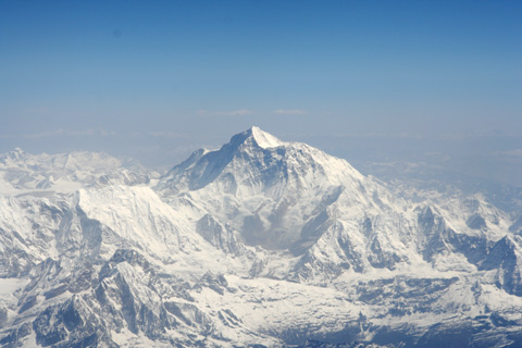 Mount Everest from the Sky.