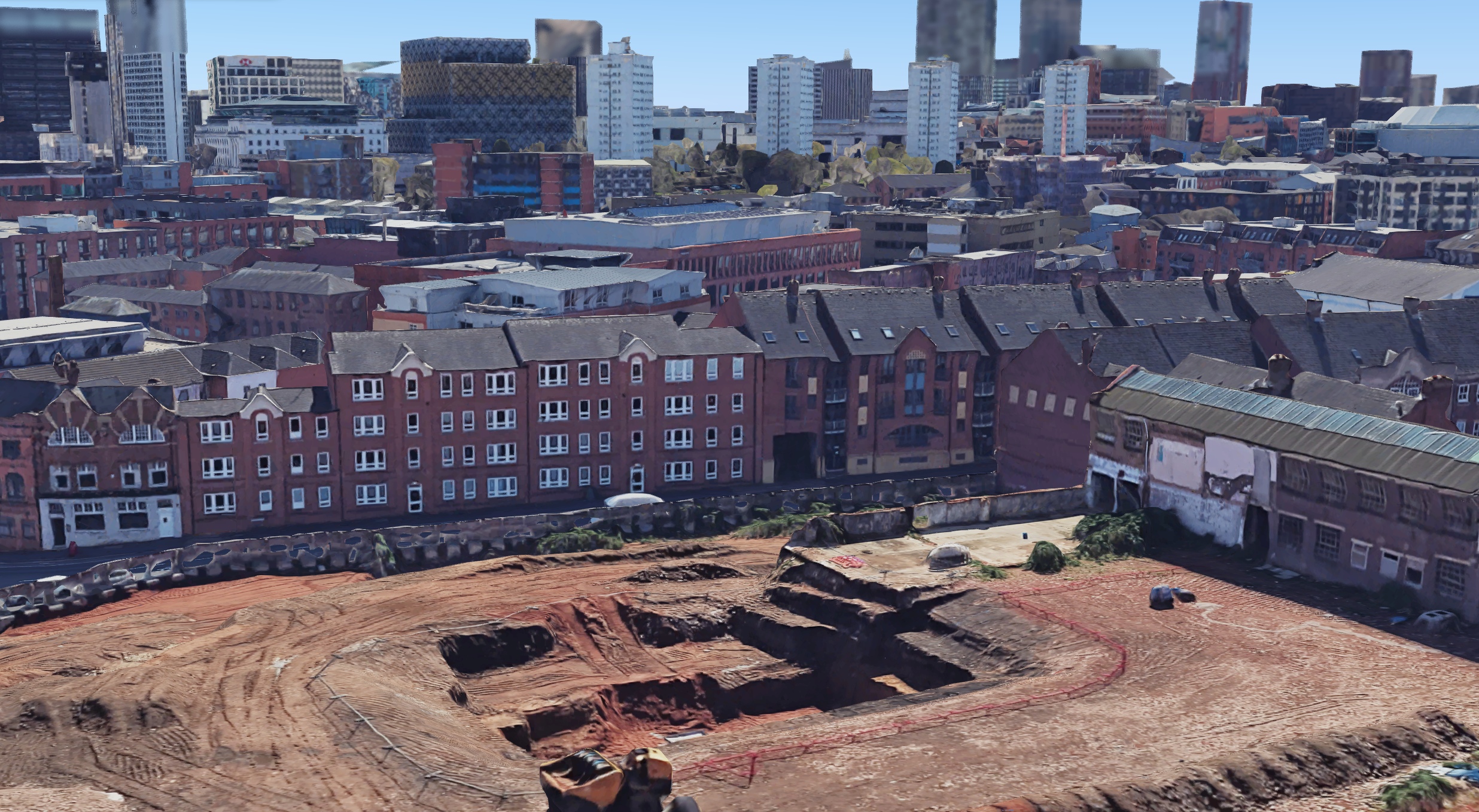 View from Harper's Hill over the site of the Graham Hill explosion in 1862. Credit: George Demidowicz.